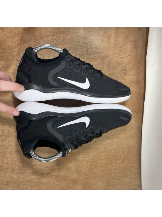 Nike Free RN 2018 Running Shoes Men Size 8 942836-001 Black White main image 6